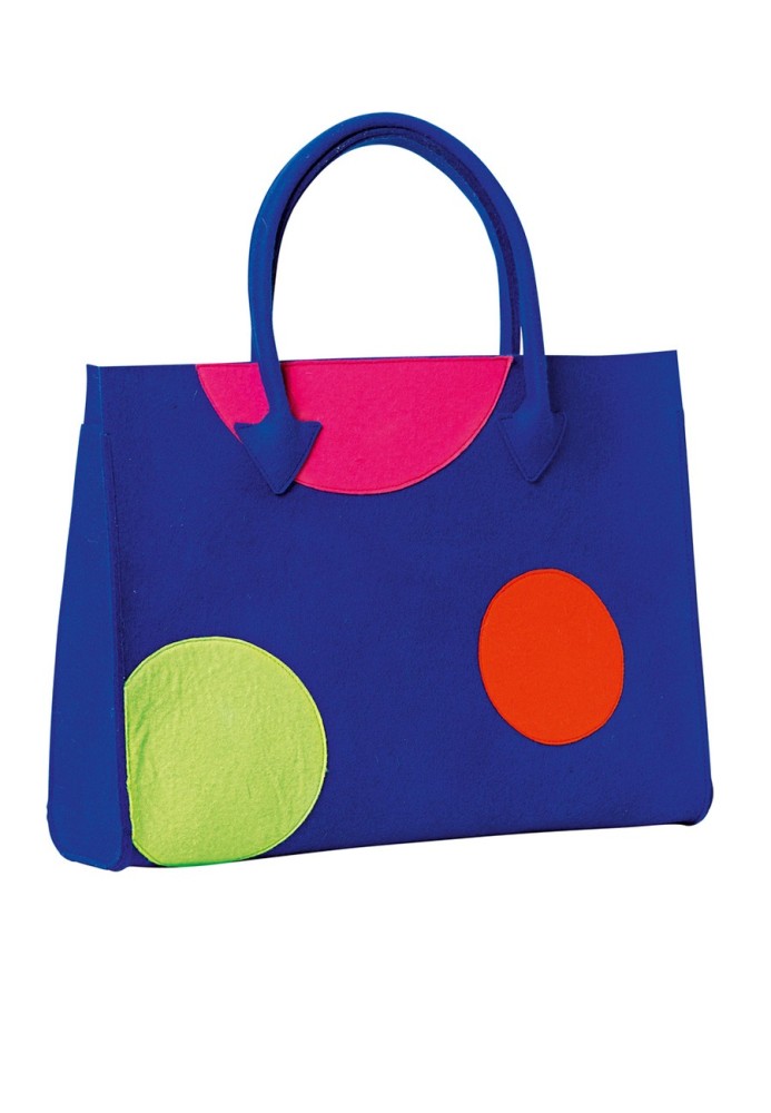 Pattern Felt bag with bright decoration (Burda 2/2016, pattern number 6622 B)