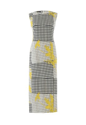 Pattern Dress of a fitted silhouette with slits in the seams (Burda 1/2018, pattern number 6418 A)