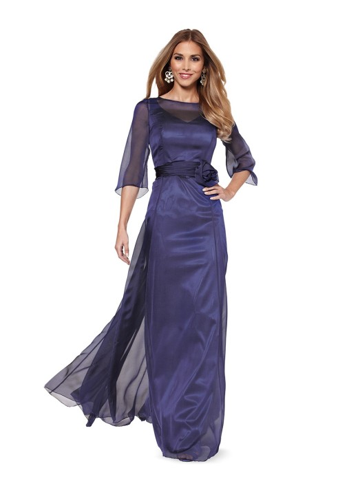 Pattern Mermaid silhouette evening dress (Burda 2/2014, pattern number 6866 A)