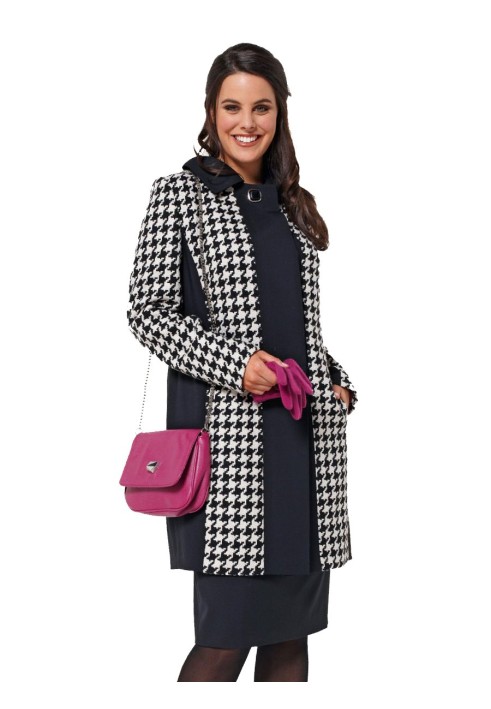 Pattern Dress-coat with button fastening (Burda 2/2014, pattern number 6861 B)