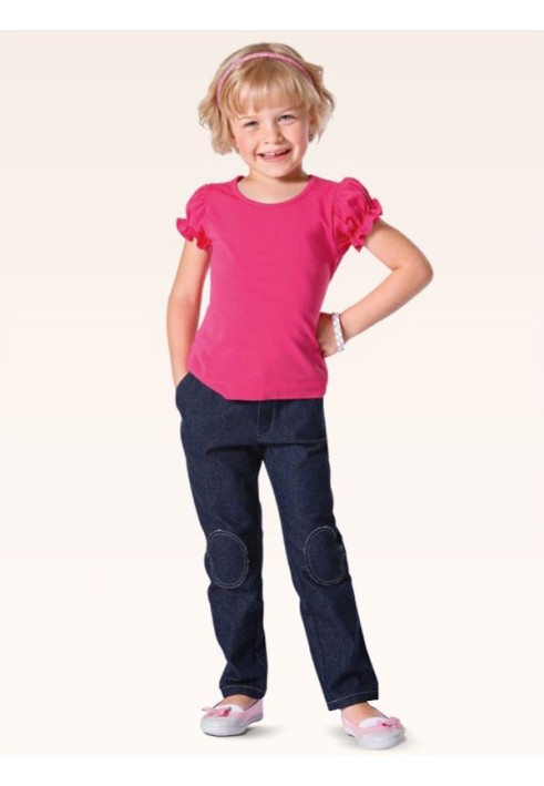 Breeches pattern in denim style (Burda 1/2014, pattern number 9440 C)