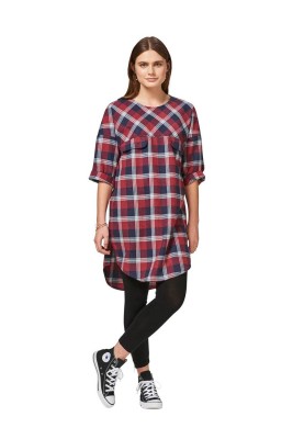 Pattern Denim tunic with a hood (Burda 2/2017, pattern number 6475 B)