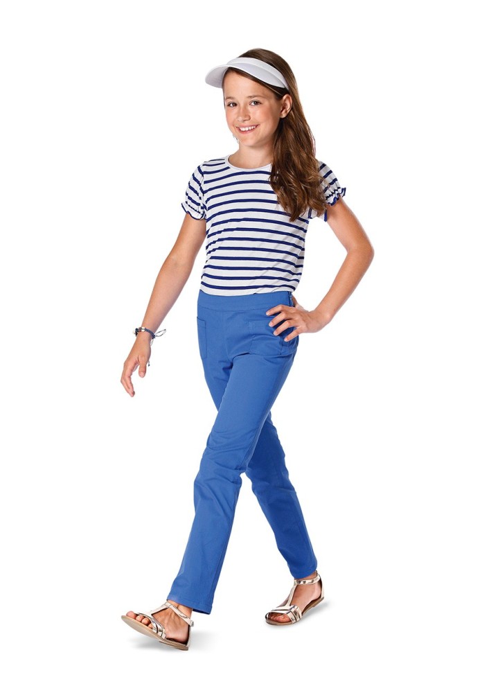 Pattern Pants with a fastener in the side seam (Burda 1/2014, pattern number 9444 A)