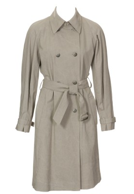 Pattern A-line trench coat with raglan sleeves (Burda 4/2010, pattern number 123)