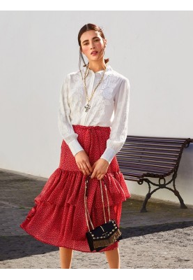 Pattern Skirt with maxi frills (Burda 4/2019, pattern number 114)