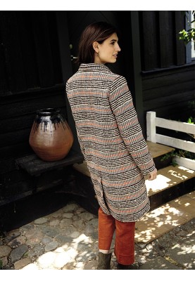 Pattern One-breasted straight-cut coat (I love to sew 3/2019, pattern number 109)