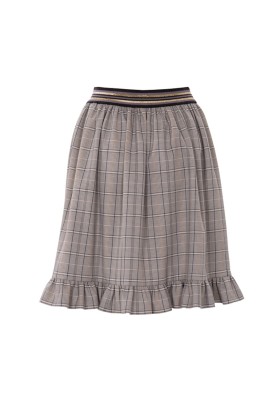 Pattern Mini skirt on a wide elastic belt (Burda 2/2018, pattern number 6357 B)