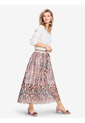 Pattern Mini skirt on a wide elastic belt (Burda 2/2018, pattern number 6357 B)