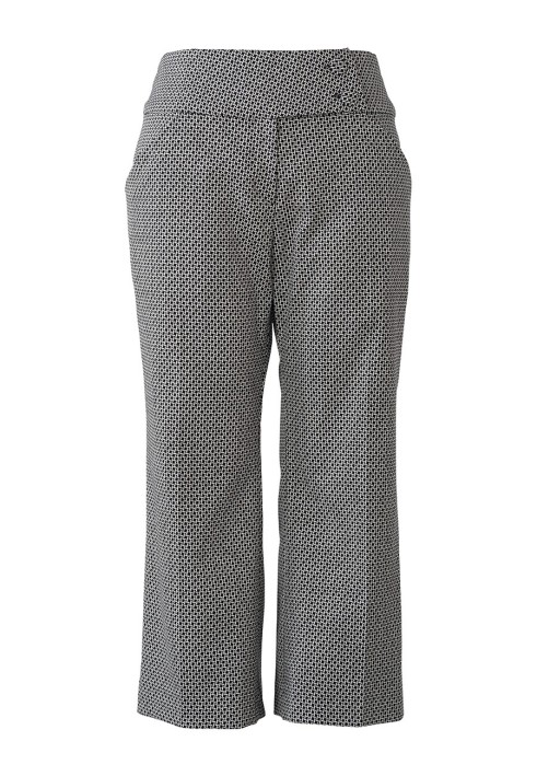 Pattern Culottes with a wide belt (Burda 8/2019, pattern number 123 A)