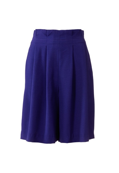 Pattern A-line shorts with soft pleats (Burda 7/2019, pattern number 107 B)