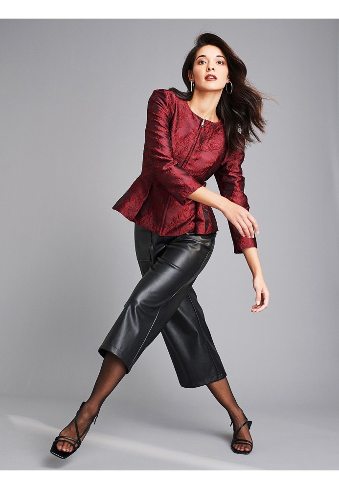 Pattern Jacket with a peplum with a zipper (Burda 9/2020, pattern no. 120 B)