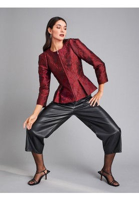 Pattern Jacket with a peplum with a zipper (Burda 9/2020, pattern no. 120 B)