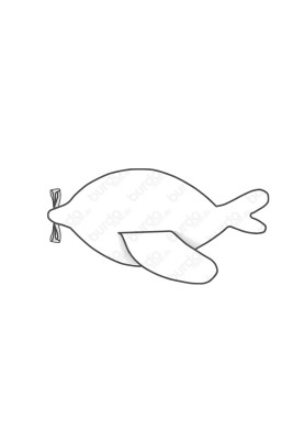 Pattern Soft toy Whale (Burda 2/2016, pattern number 6625 C)