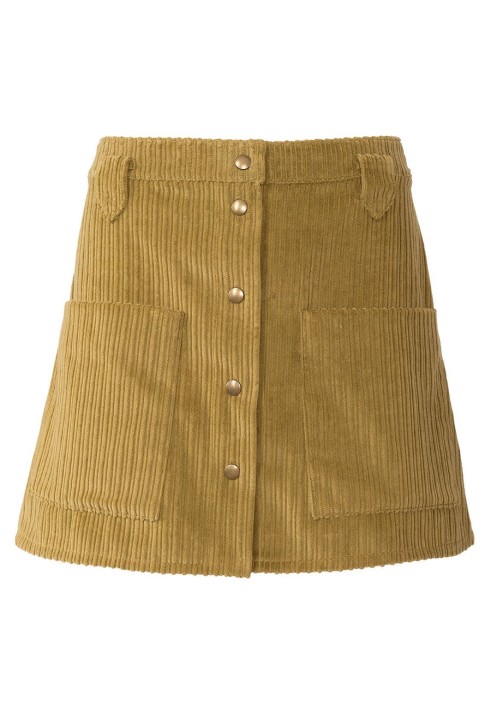 Pattern Mini skirt with button fastening (Burda 2/2019, pattern no. 6252 A)