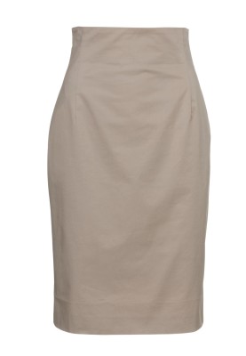 Pattern Pencil skirt with a high waist (Burda 2/2011, pattern number 107 B)