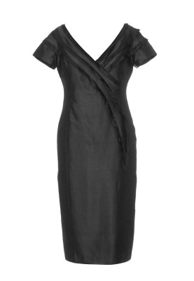 Pattern Sheath dress with organza ruffles (Burda 2/2010, pattern number 139)