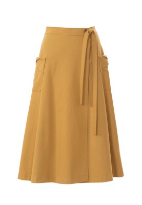 Pattern Midi skirt with a flared silhouette (Burda 2/2018, pattern number 6375 A)