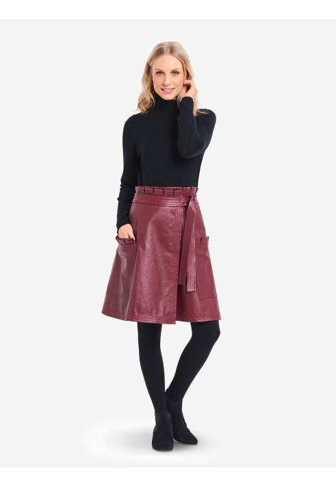 Pattern Midi skirt with a flared silhouette (Burda 2/2018, pattern number 6375 A)