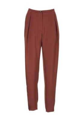 Pattern Pants with a tapered cut made of crepe de chine (Burda 9/2011, pattern number 120 B)