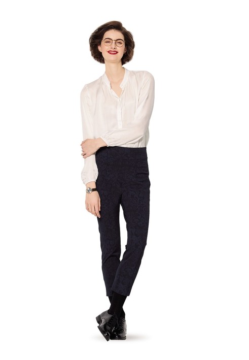 Pattern Short trousers with a narrow cut (Burda 2/2020, pattern number 6158 B)