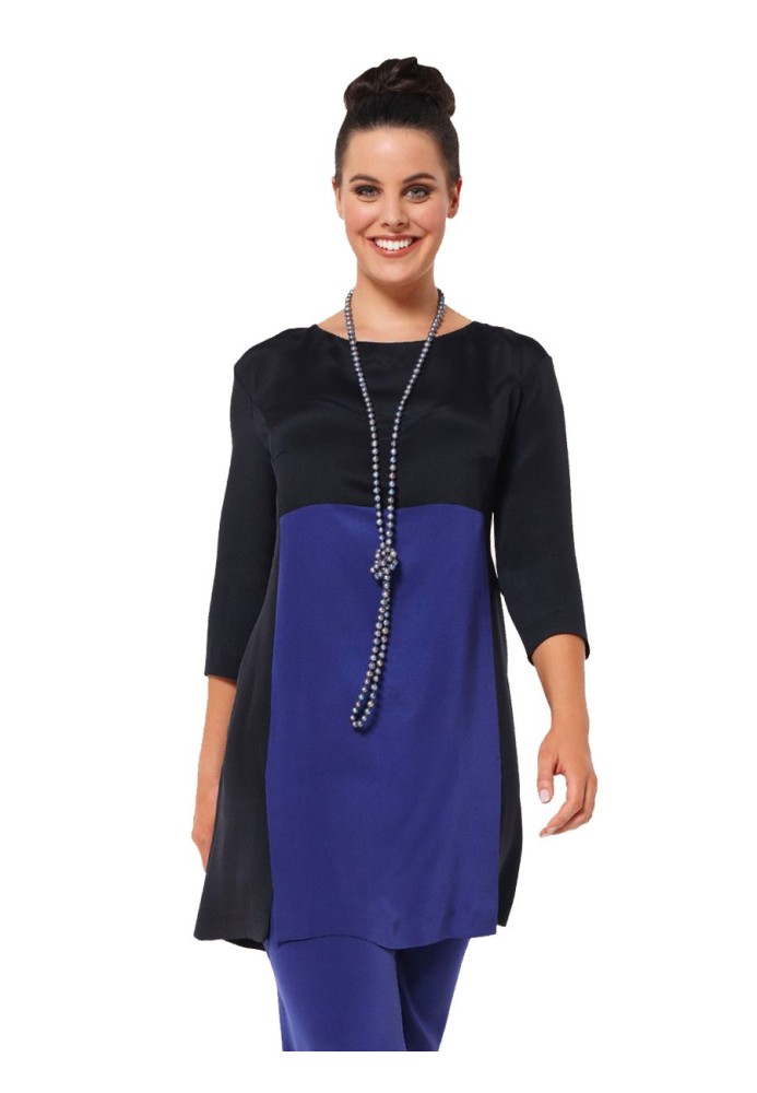 Pattern Tunic combined silhouette (Burda 2/2014, pattern number 6863 B)