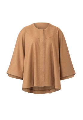 Pattern Wool cape with a round collar (Burda 1/2020, pattern number 120)