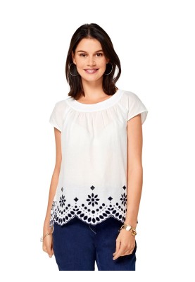 Pattern Silk blouse with raglan sleeves (Burda 1/2017, pattern number 6502 B)