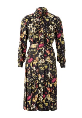 Pattern Shirt dress with pleated skirt (Burda 9/2018, pattern number 118)