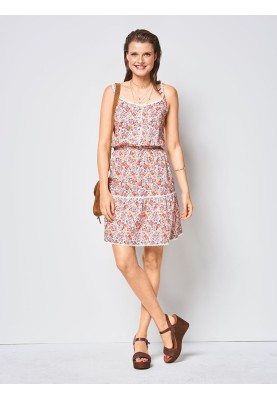 Pattern Cotton sundress with thin straps (Burda 1/2018, pattern number 6403 A)