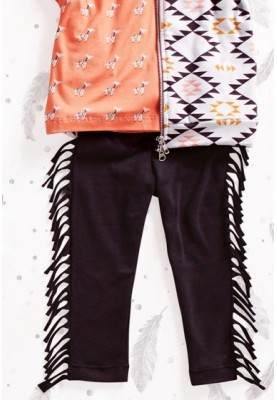 Pattern Pants on an elastic belt with fringe (Burda 11/2015, pattern number 134 V)