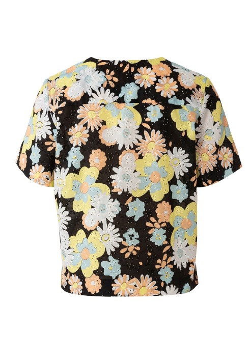 Pattern Straight-cut blouse with short sleeves (Burda 1/2020, pattern no. 6245 B)