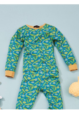 Pattern Pajama pullover with contrasting cuffs (Burda 4/2018, pattern number 129 A)