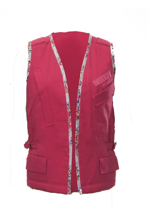 Pattern Vest of straight cut with large pockets (Burda 3/2012, pattern number 124)