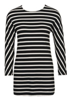 Pattern Striped pullover with solid sleeves (Burda 9/2011, pattern no. 108 A)