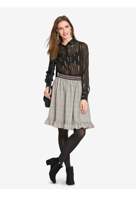 Pattern Midi skirt on a wide elastic belt (Burda 2/2018, pattern number 6357 A)