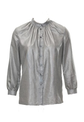 Pattern Blouse-shirt made of metallic batiste (Burda 3/2012, pattern number 127)