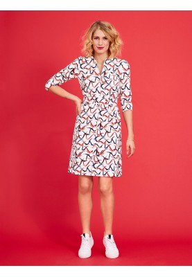 Pattern Straight silhouette dress with zipper (Burda 3/2020, pattern no. 106)