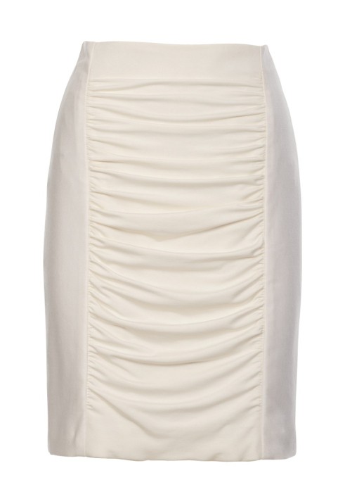 Pattern Narrow-cut skirt with draped insert (Burda 8/2011, pattern number 121)