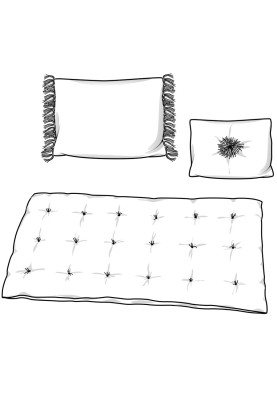 Pattern Mattress and pillows (Burda 4/2018, pattern number 133)