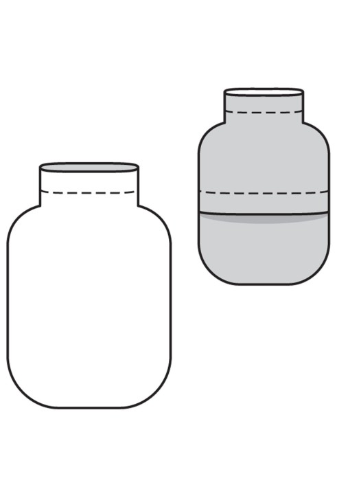 Выкройка Чехол трикотажный для грелки (Burda 12/2016, № выкройки 135)