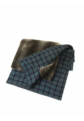 Pattern Artificial fur plaid with flannel border (Burda 12/2010, pattern number 149)