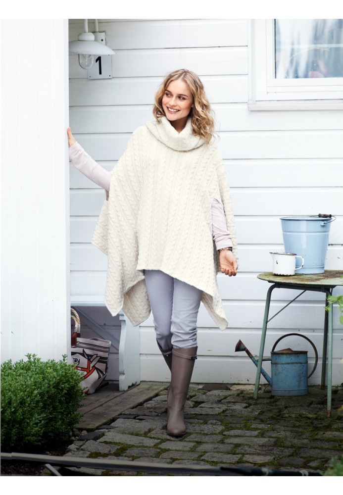 Knitted Poncho pattern (Burda 11/2012, pattern number 134)