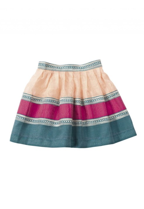 Pattern A lush skirt with pleats (Burda. Children 1/2017, pattern number 610 B)