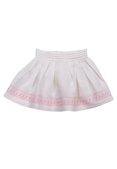 Pattern Skirt with opposite pleats (Burda 4/2015, pattern number 138)