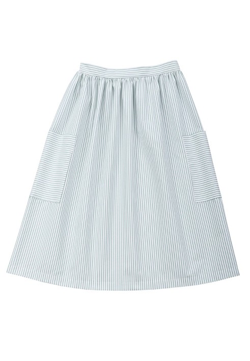 Pattern Midi skirt with patch pockets (Burda 4/2019, pattern number 132)