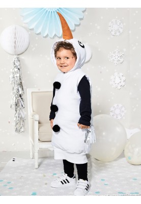 Snowman costume pattern (Burda 1/2018, pattern number 133)