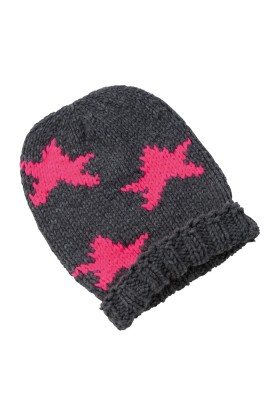 Pattern Hat with red stars (Burda 9/2013, pattern number 153)