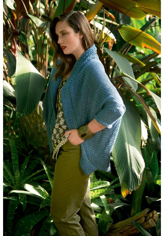 Pattern Cardigan of a spacious cut (Burda. Fashion Plus 1/2015, pattern number 418)