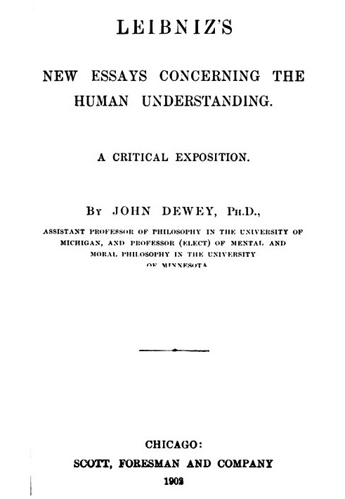 Leibniz's New Essays Concerning the Human Understanding: A Critical Exposition