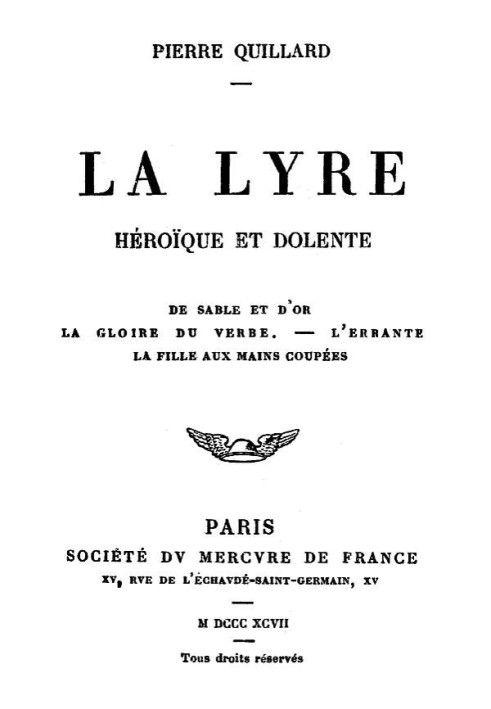 The heroic and mournful lyre